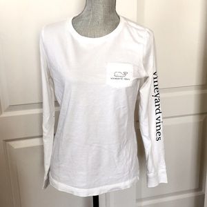 Vineyard Vines White Longsleeve Tee